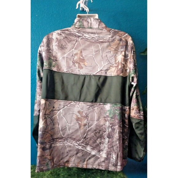 RealTree Habit Camouflage Lite Fleece Lined Full Zip Size 2XL - Picture 4 of 10